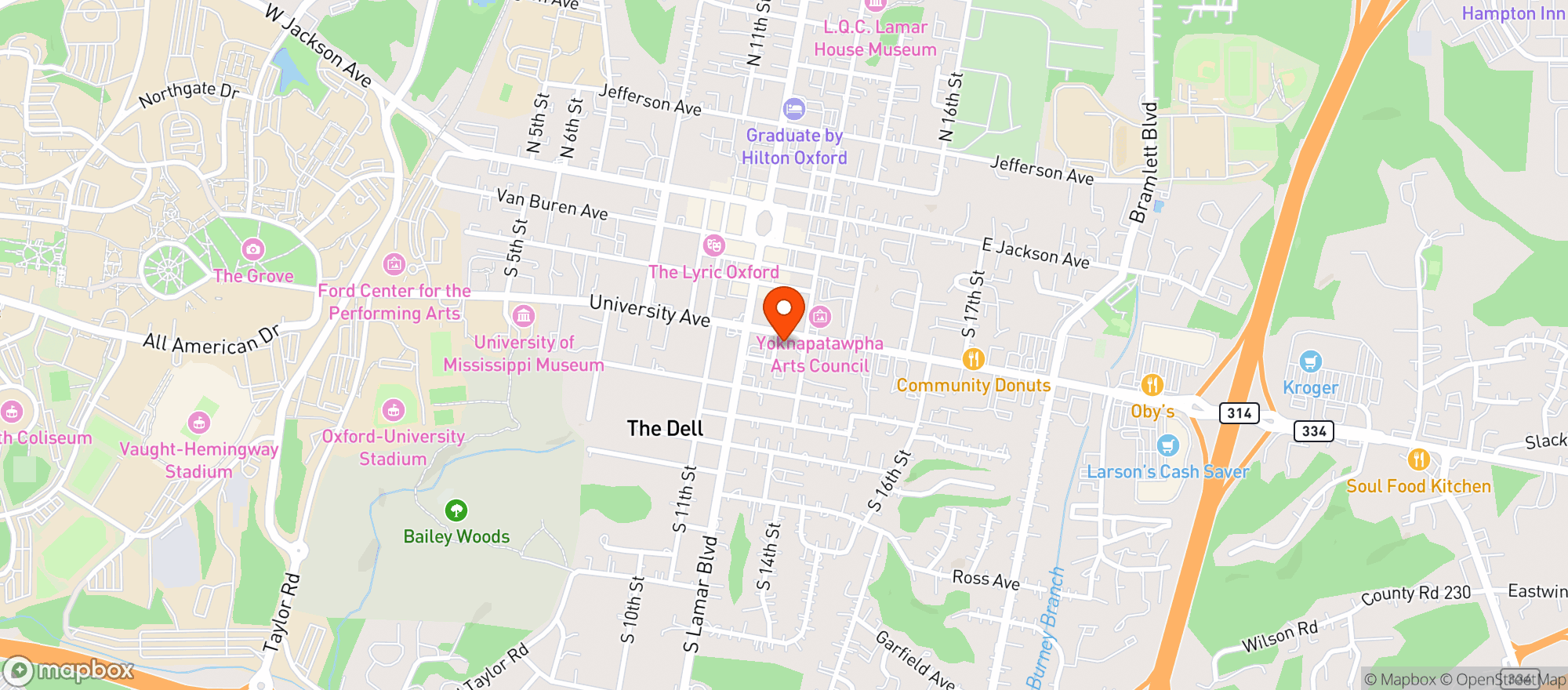Map showing Your CBD Store Oxford