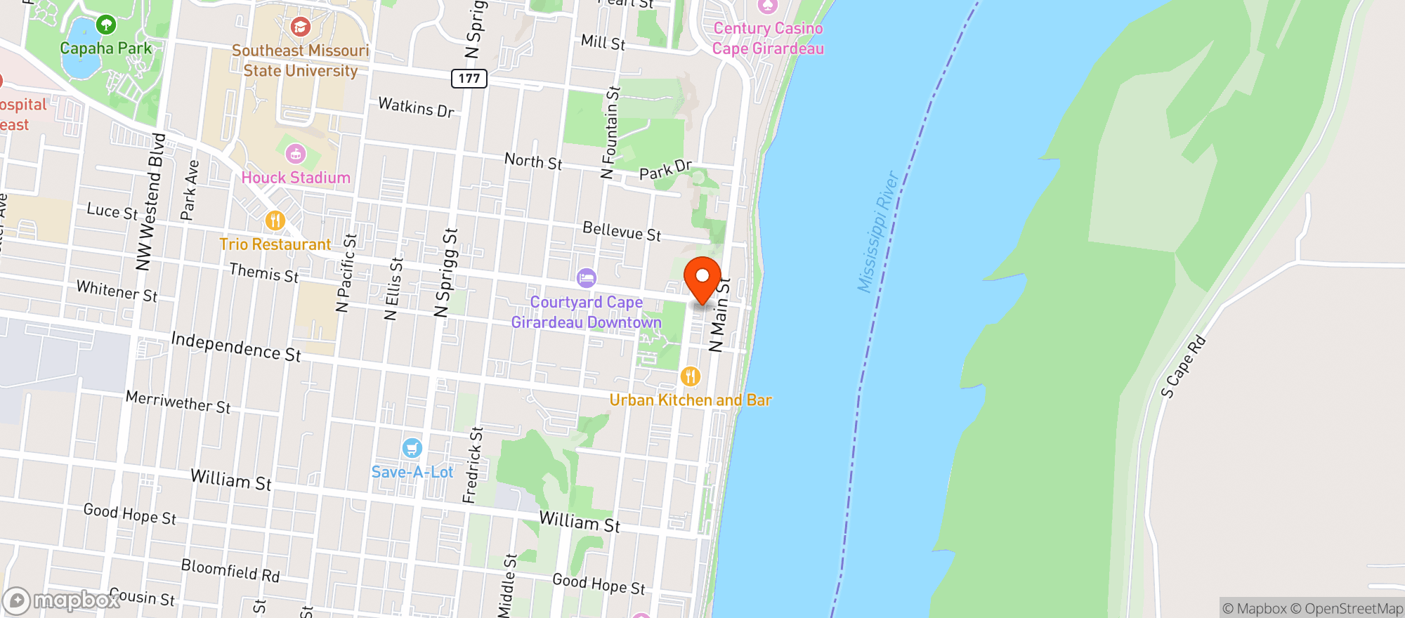 Map showing Tjp Spectrum Enterprises