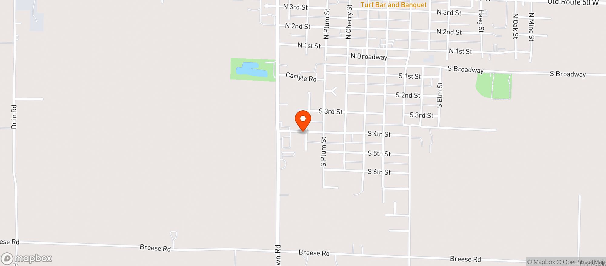 Map showing Farm Fresh Market