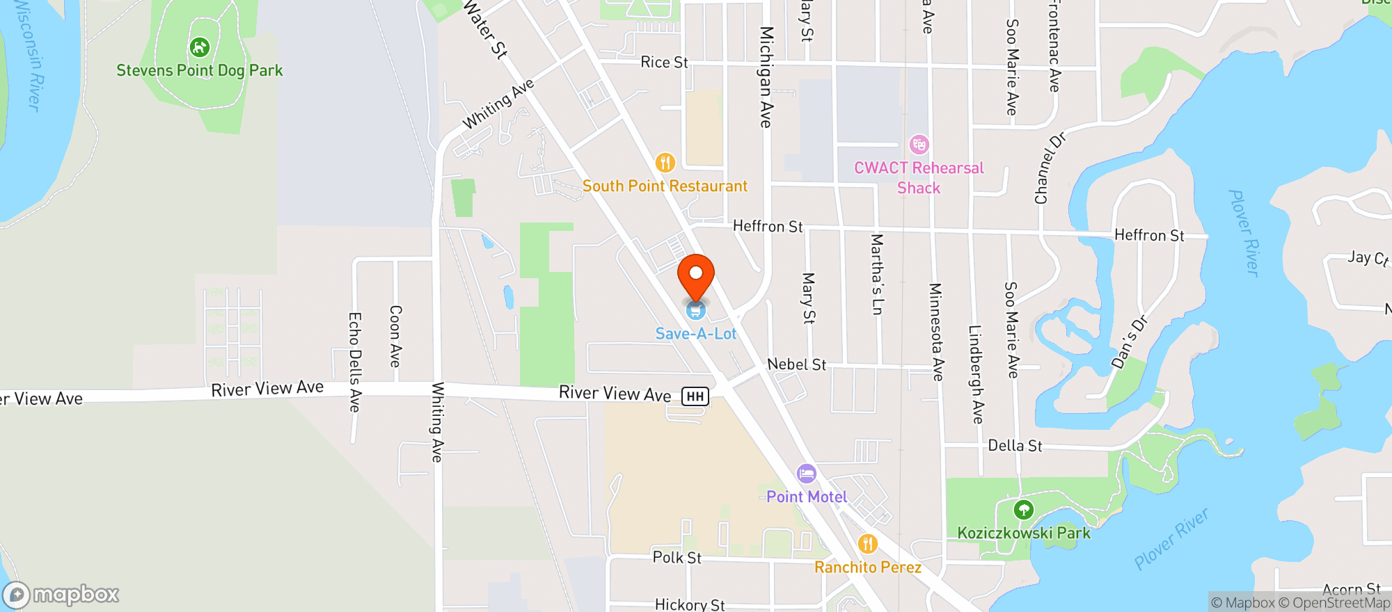 Map showing Save A Lot