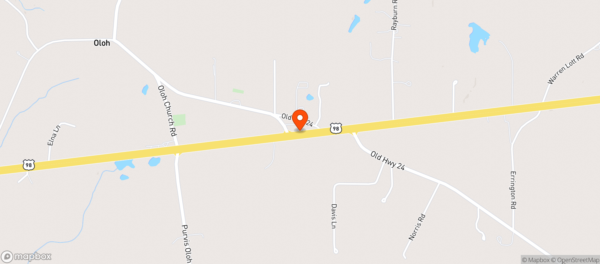 Map showing Keiths Superstore