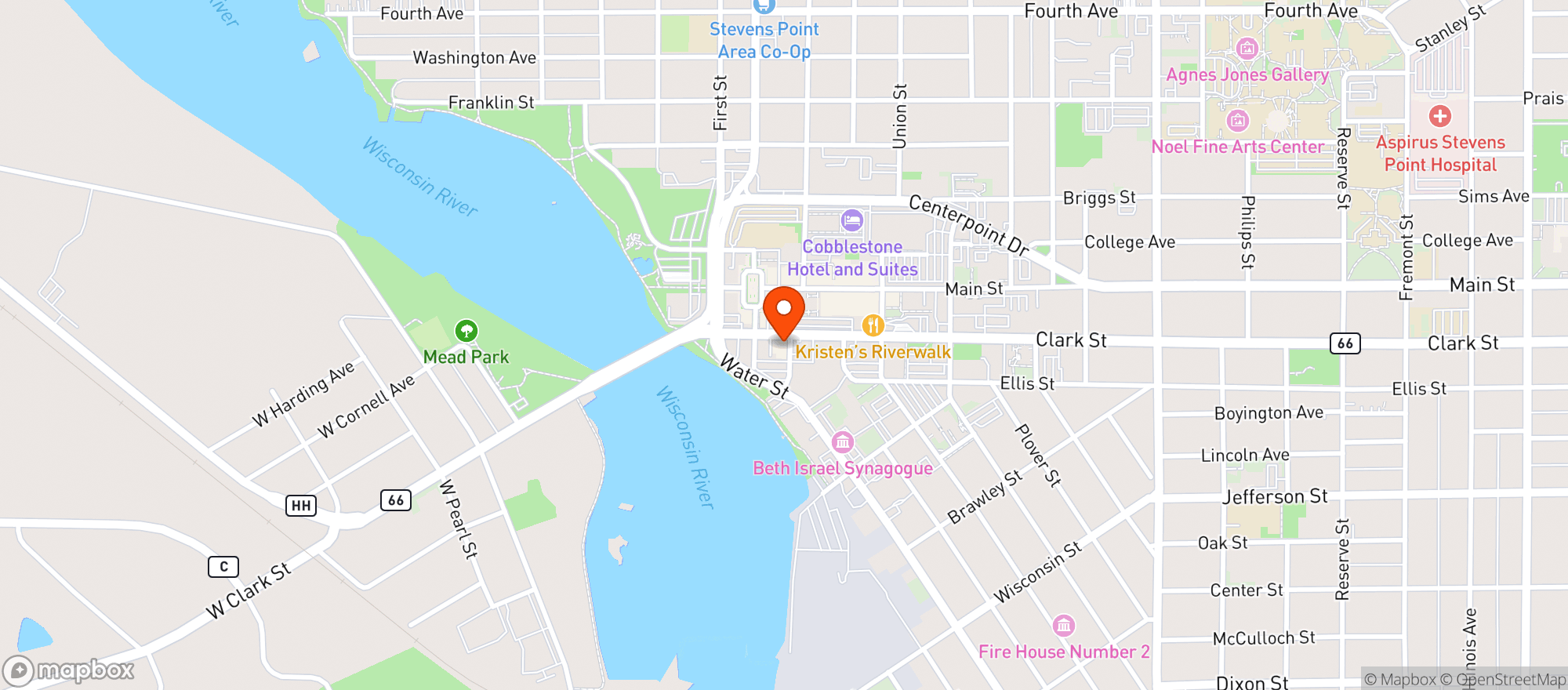 Map showing Father Fats Public