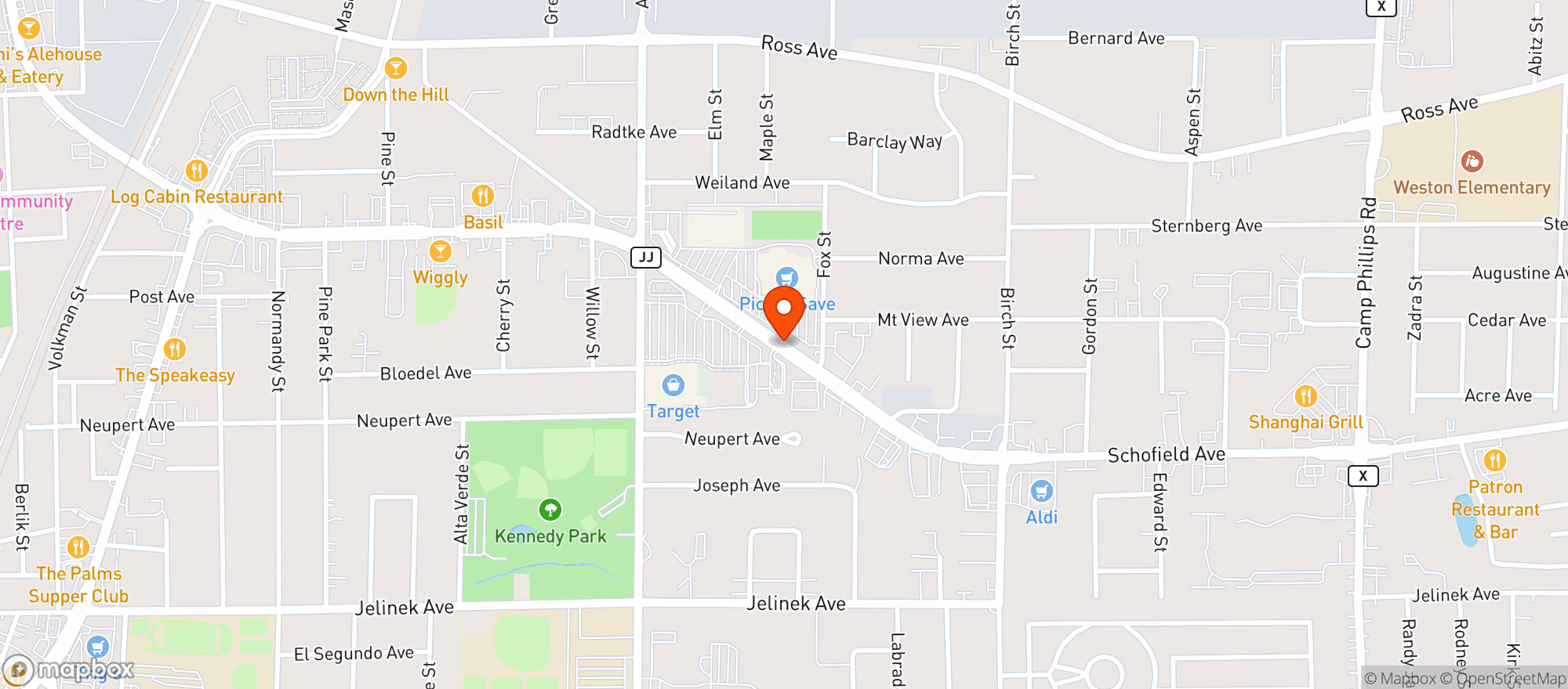 Map showing Pick N Save #406