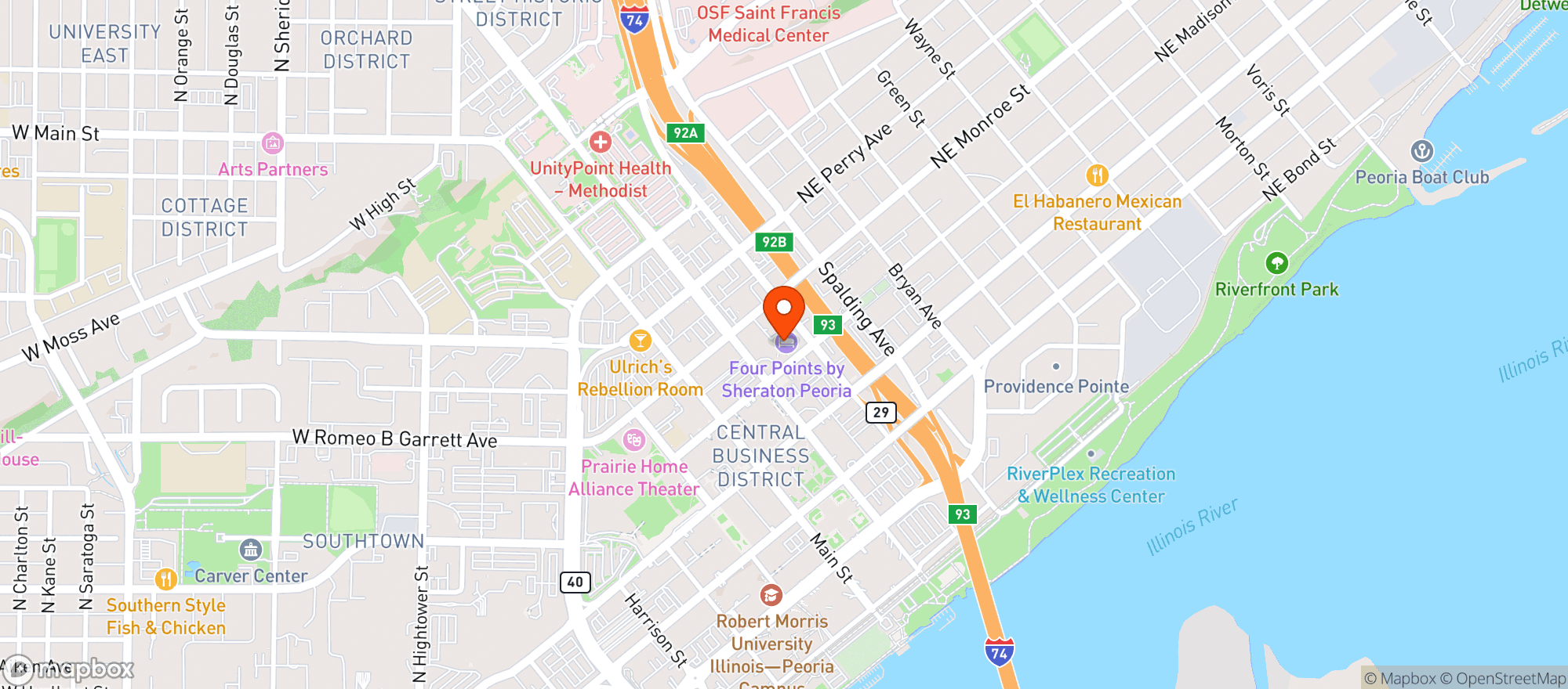 Map showing Craft 309