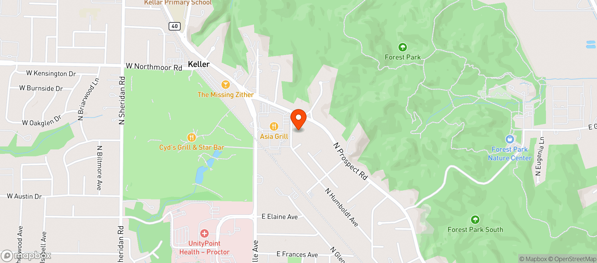 Map showing Childers Eatery- Junction City