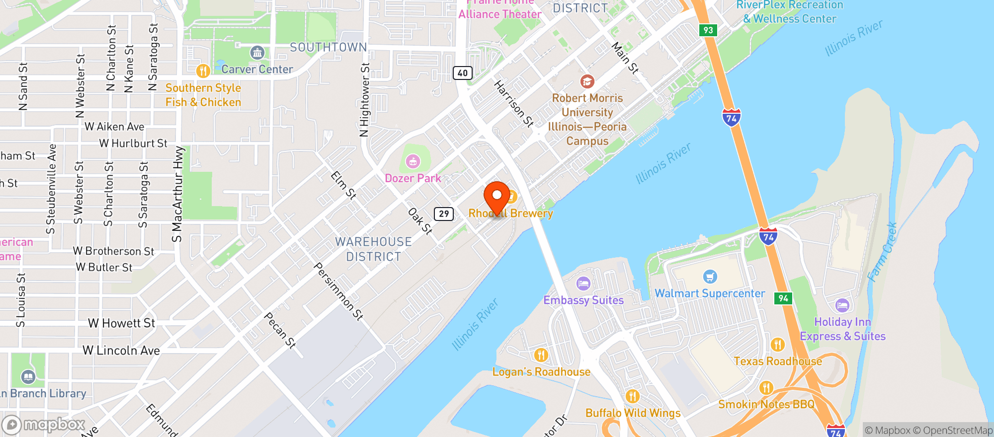 Map showing 8 Bit Arcade