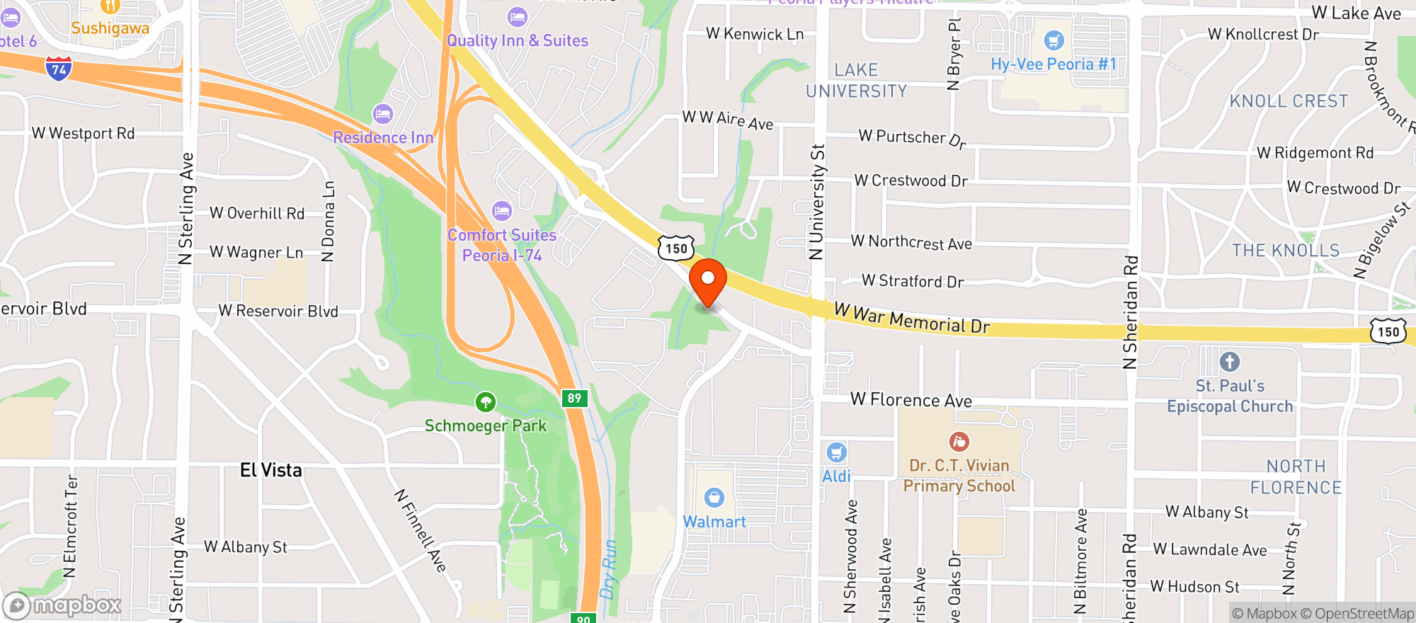 Map showing Friendly Valley Tavern