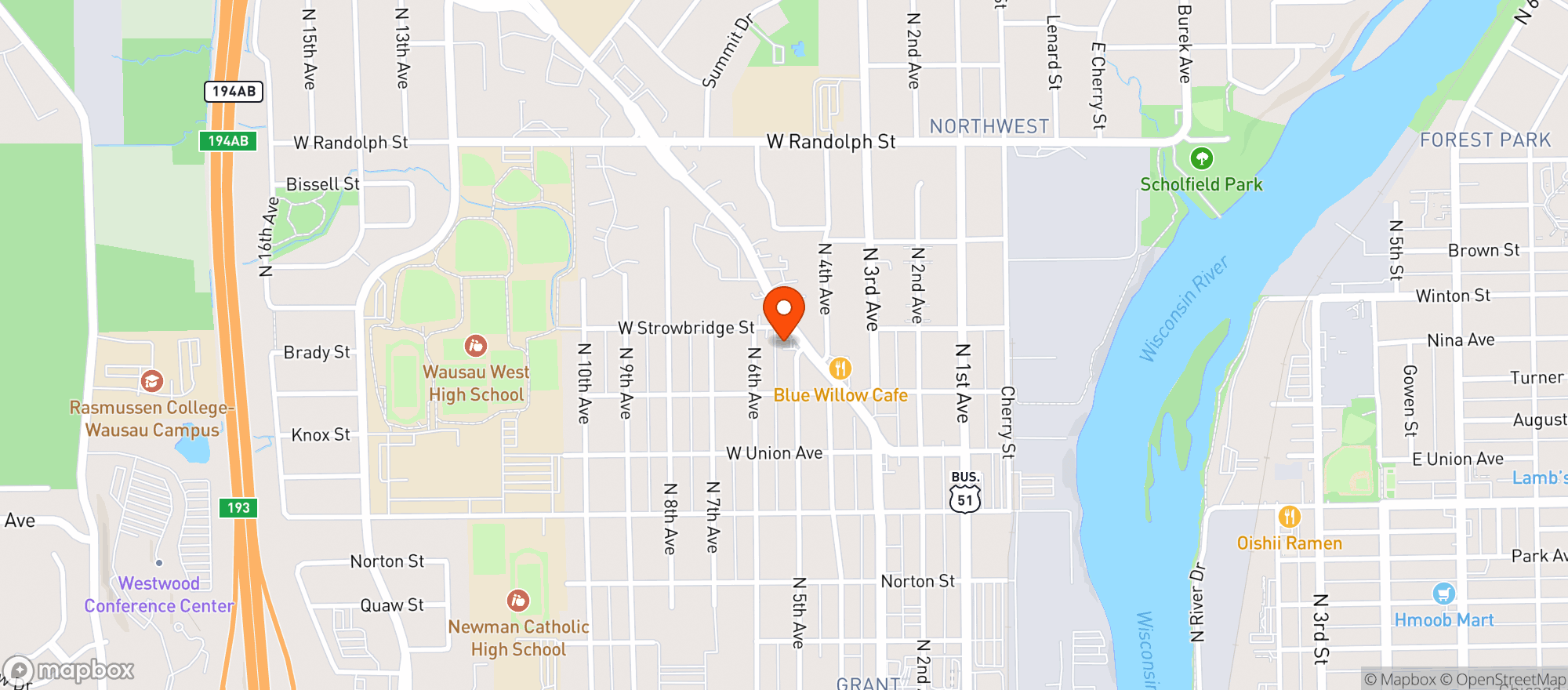 Map showing Krist Oil #61
