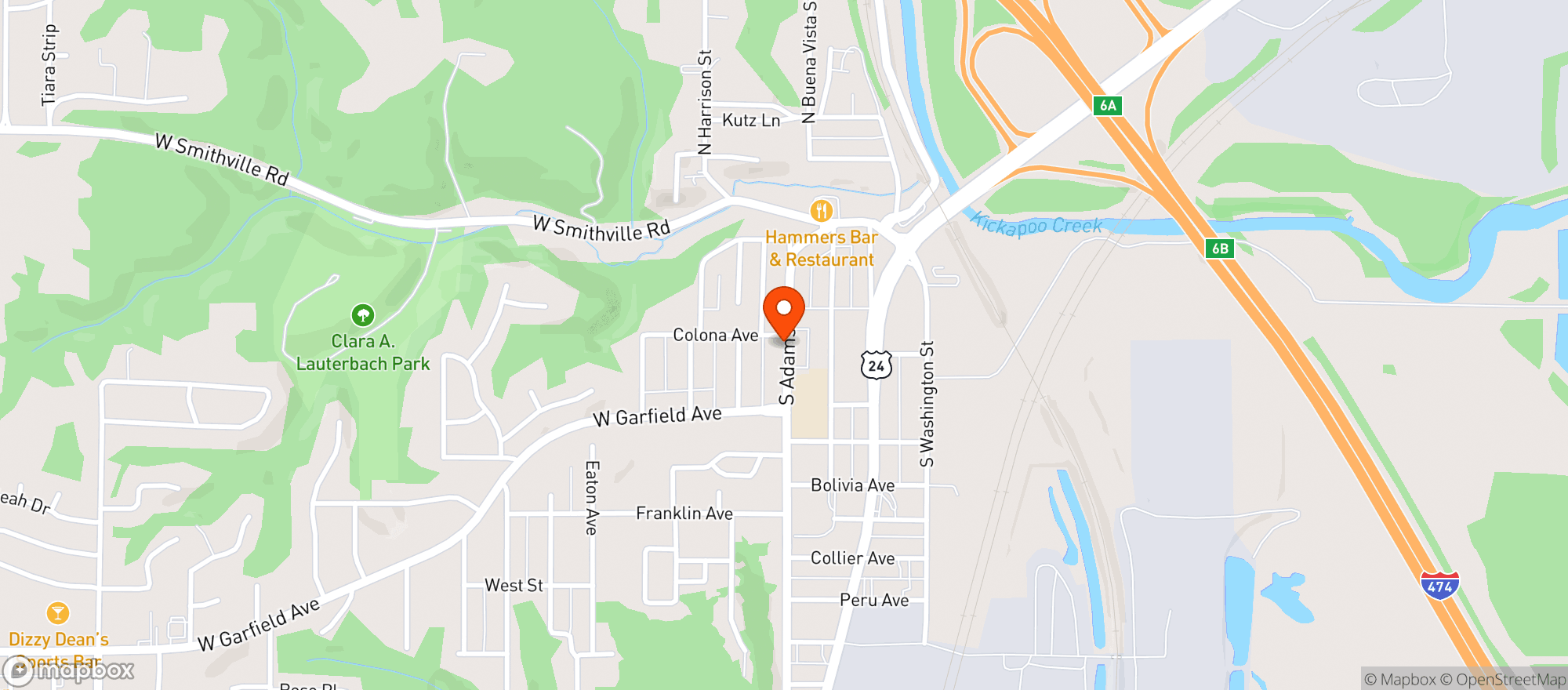 Map showing Smoke And Shop