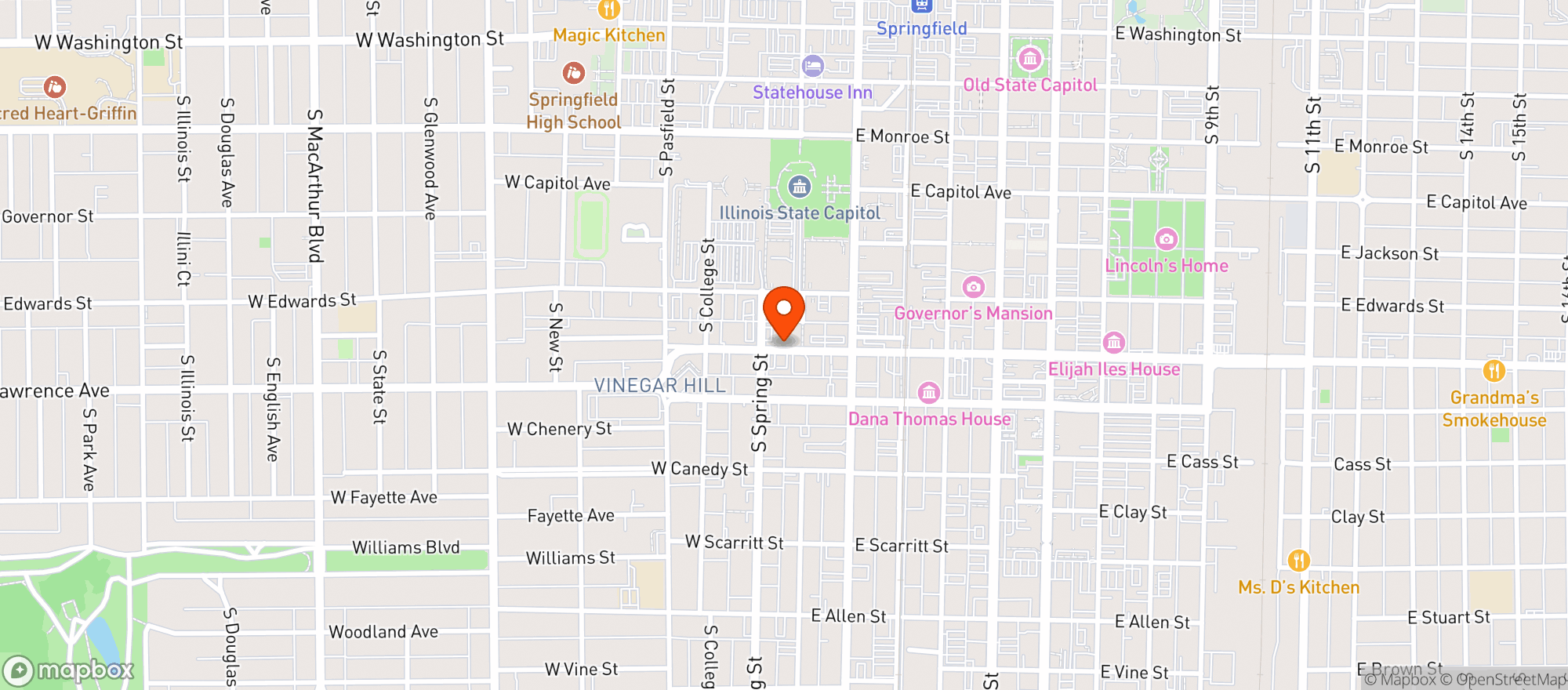 Map showing Trish & Mary's Public House