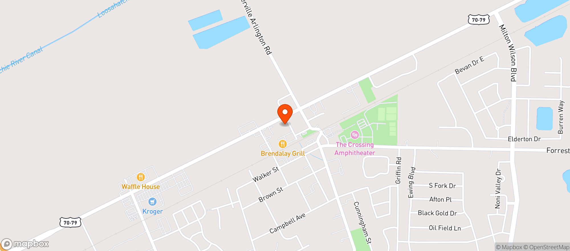 Map showing Vescovo S Arlington Liquors
