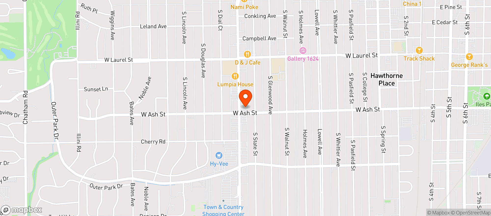 Map showing Circle K #4701440