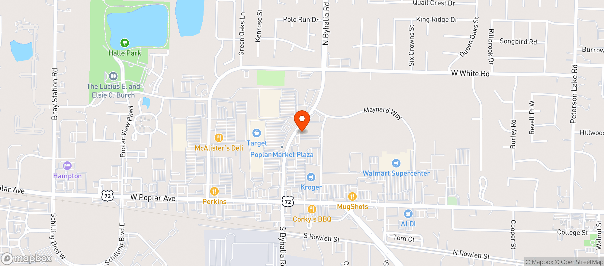 Map showing Cheers Wines & Spirits