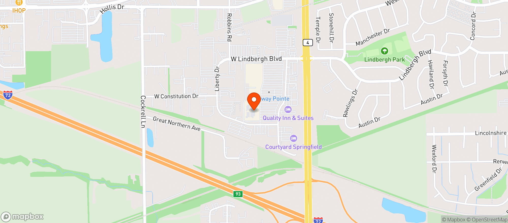 Map showing Target