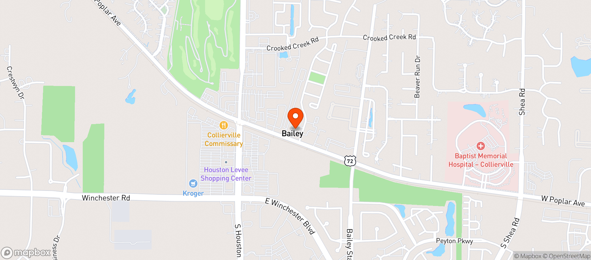 Map showing Ballard Convenience Store