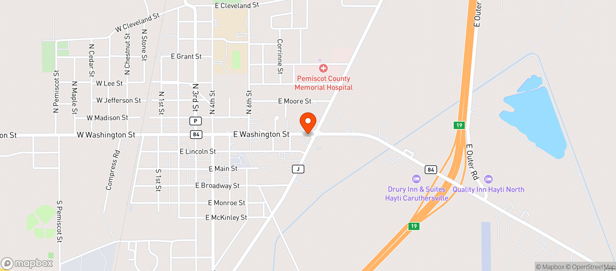 Map showing Green Releaf Dispensary