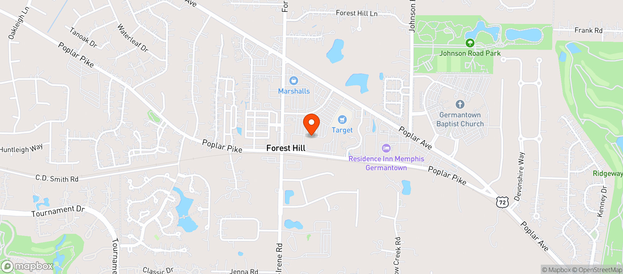 Map showing Sprouts Farmers Market