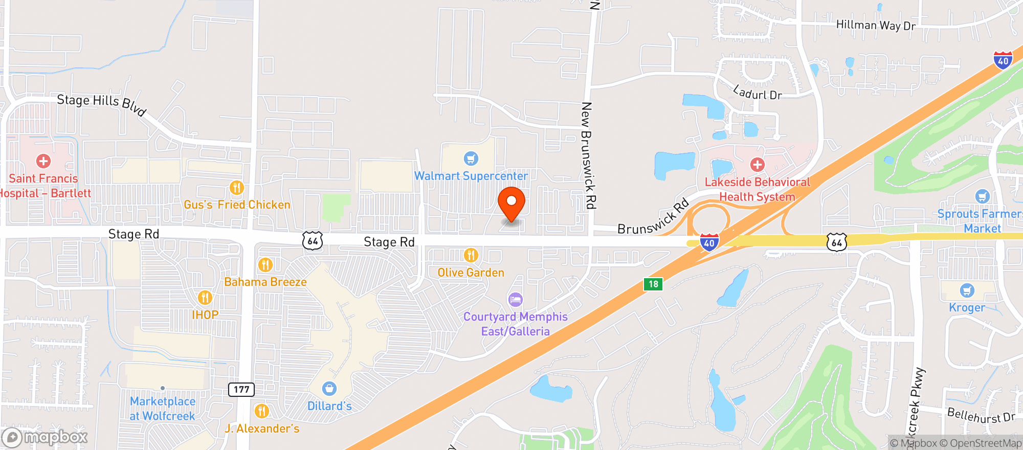 Map showing Firebirds Wood Fired Gr #5