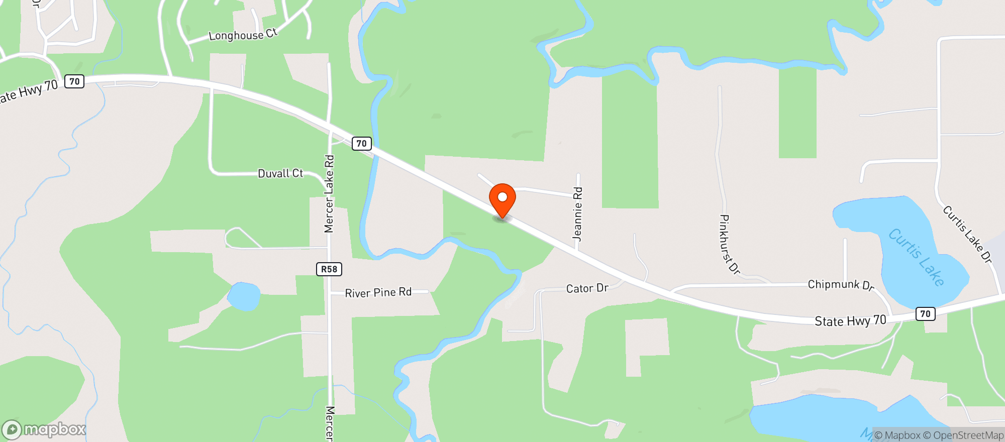 Map showing Pleasant's Best Sauces