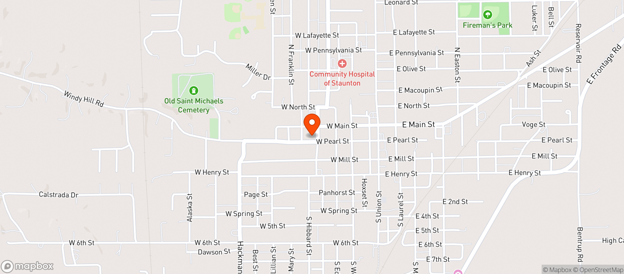 Map showing Circle K #4701216