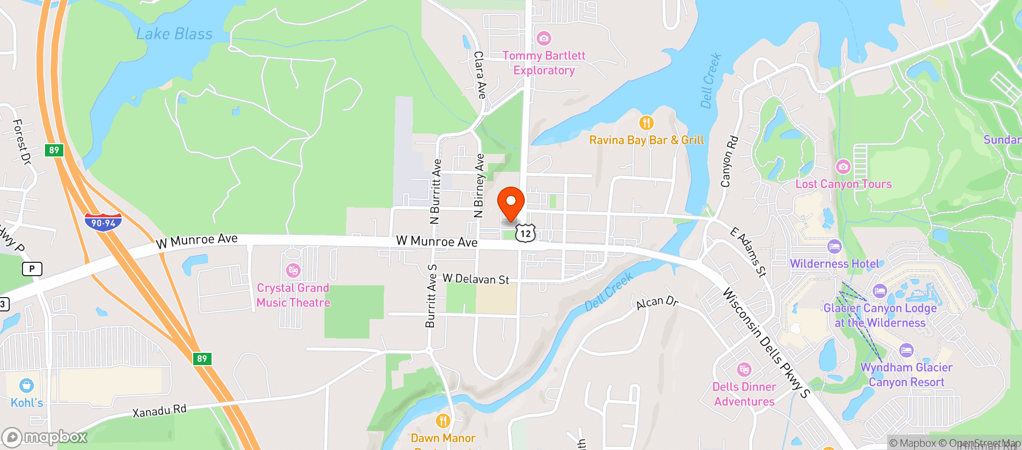 Map showing Bwp Liquor Expo