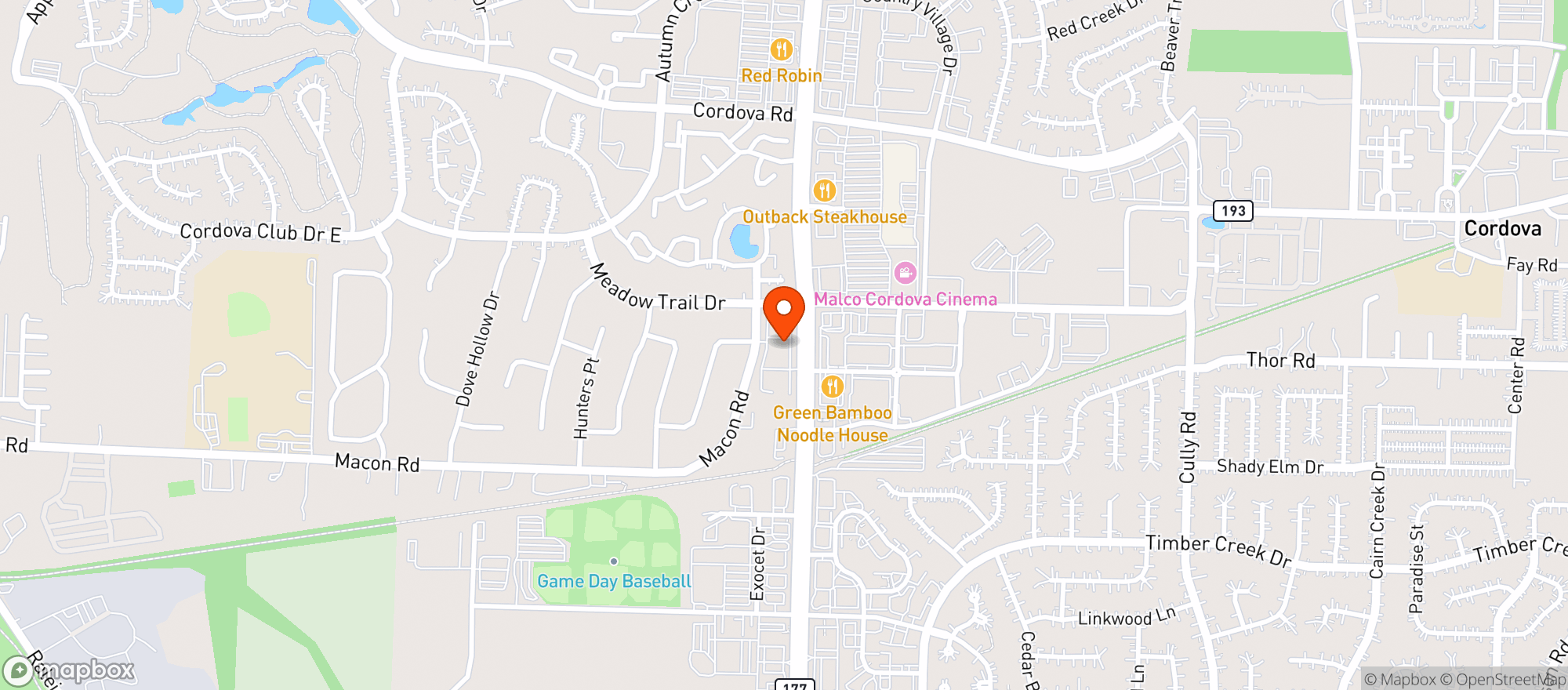 Map showing Natalie S Liquor Warehouse