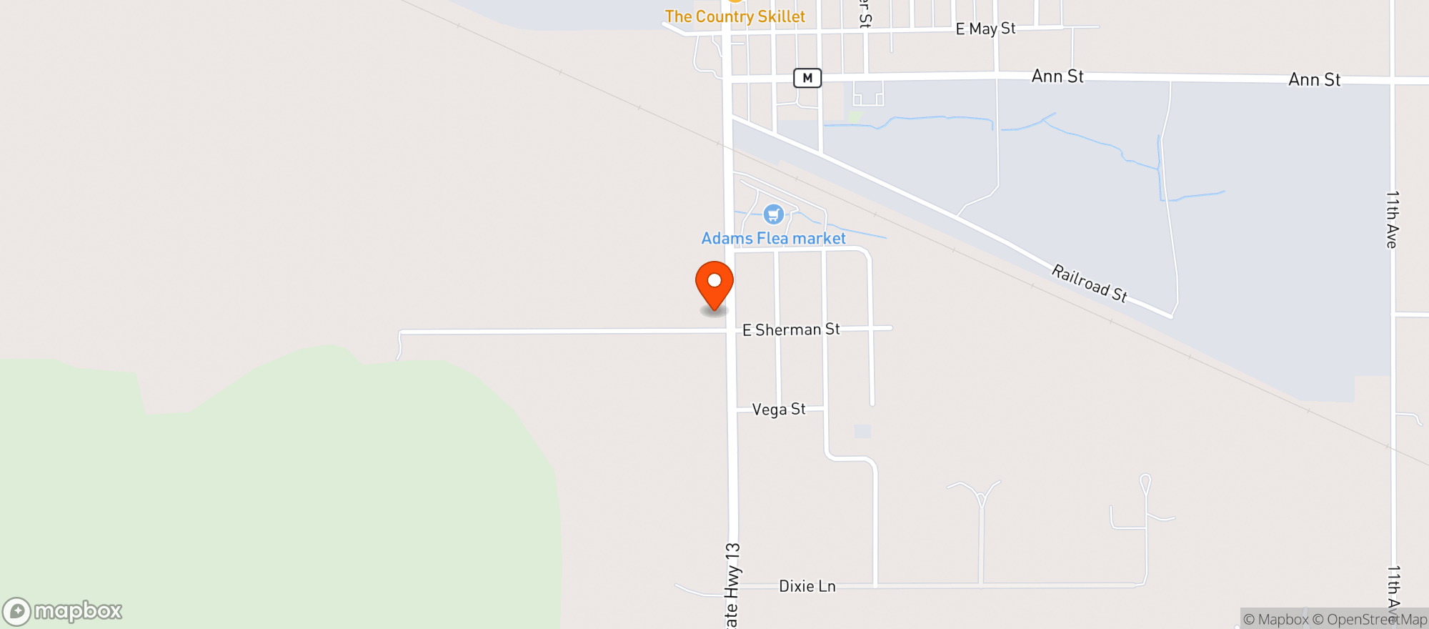 Map showing One Fore The Road Liquor
