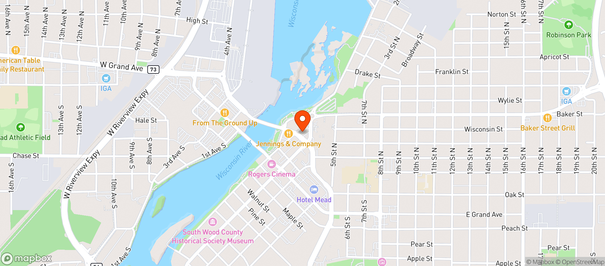 Map showing Four Stools Short