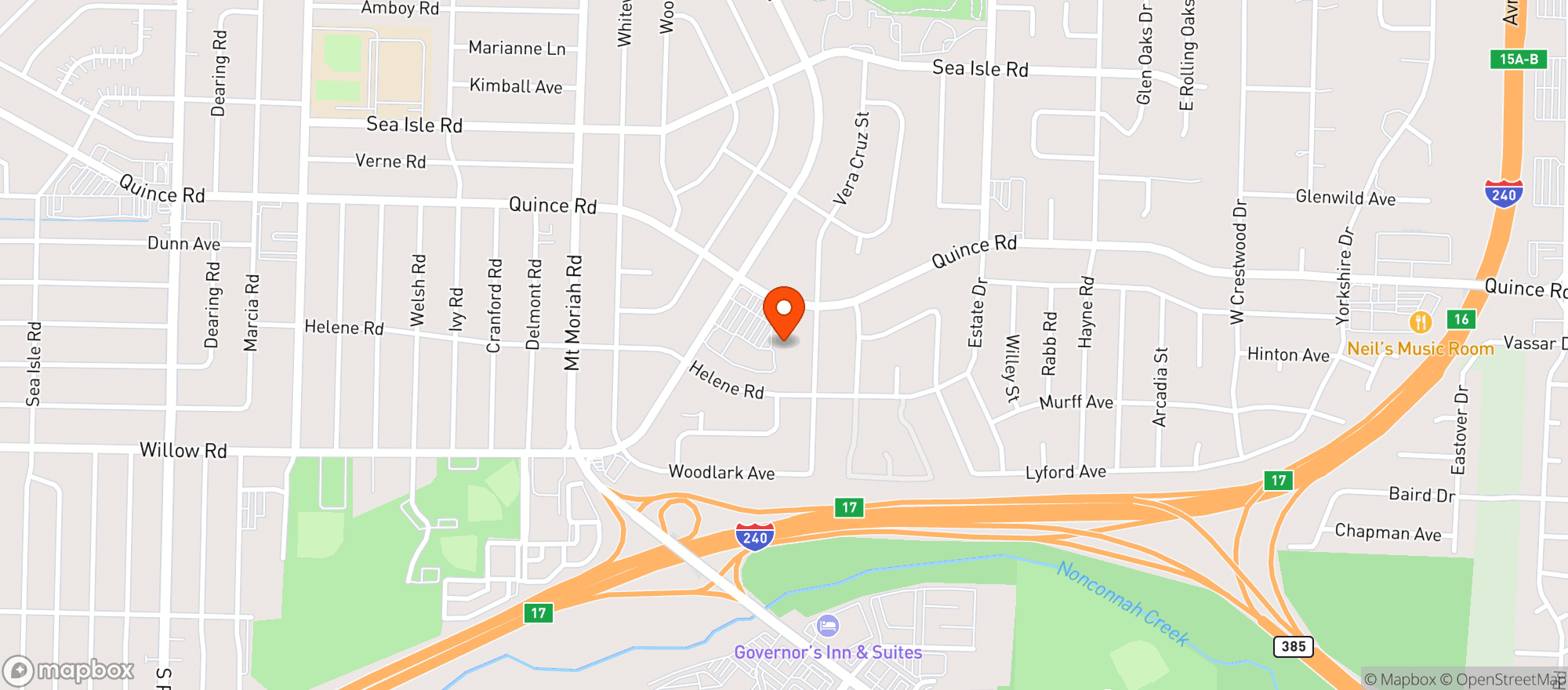 Map showing Billy Hardwick S All Star **Fin