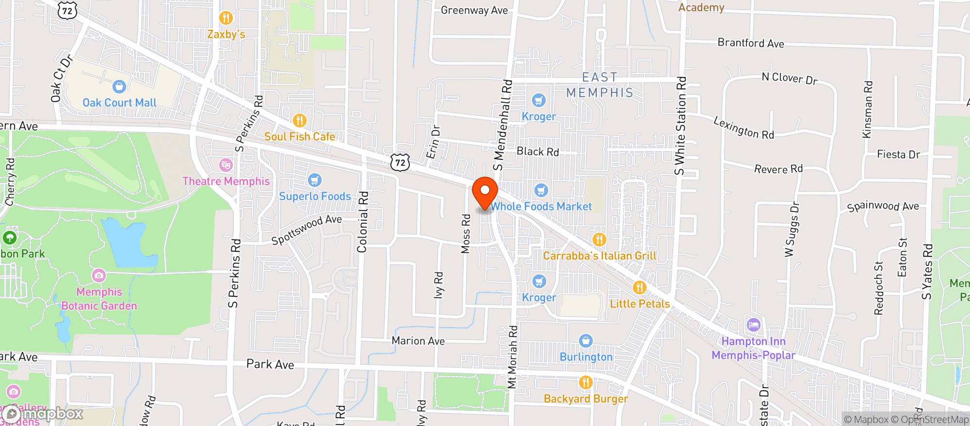 Map showing The Hen House Wine Bar
