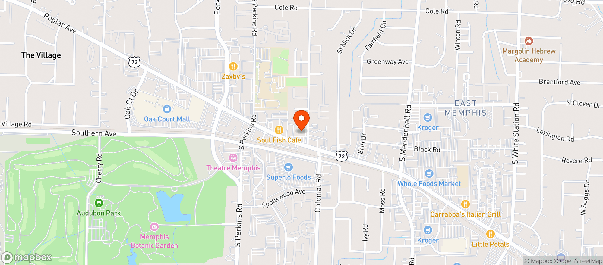 Map showing Metro Hemp Supply