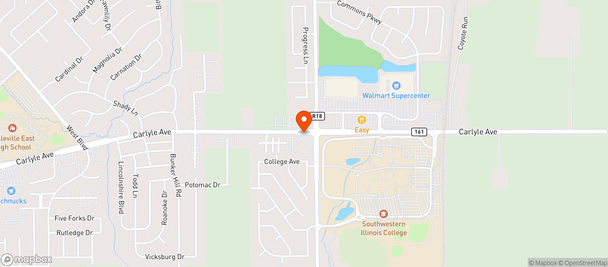 Map showing Moto Mart