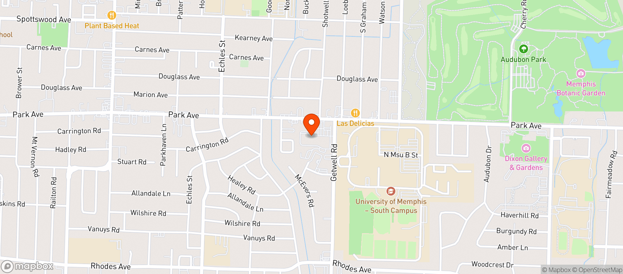 Map showing The Bottle Shoppe