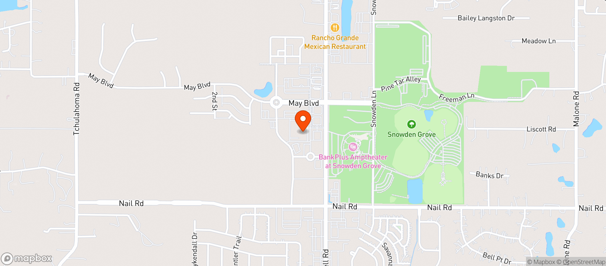 Map showing South Point Grocery - Silo Square