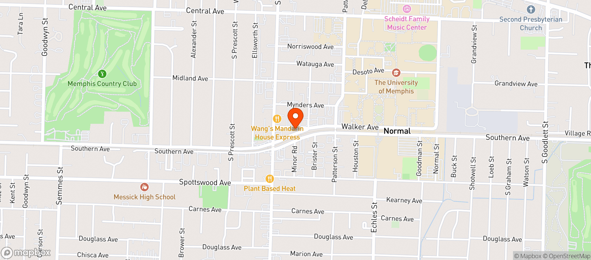 Map showing R P Tracks Inc