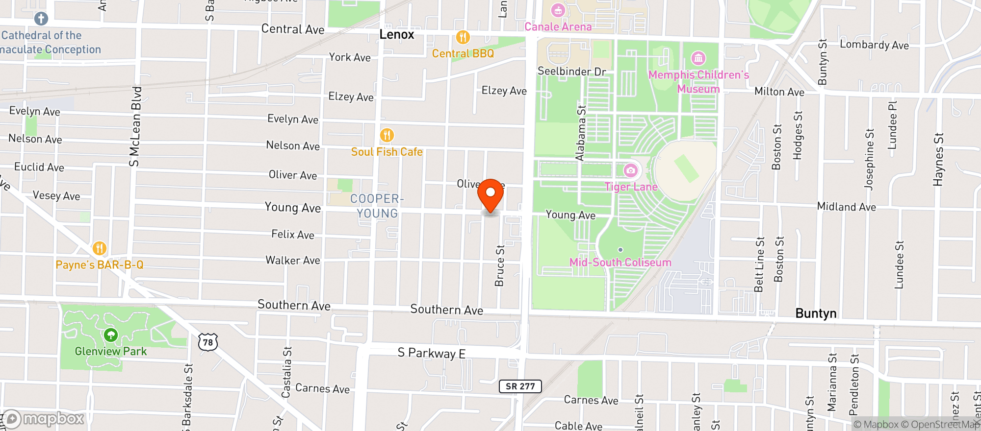 Map showing Underground Art, Inc