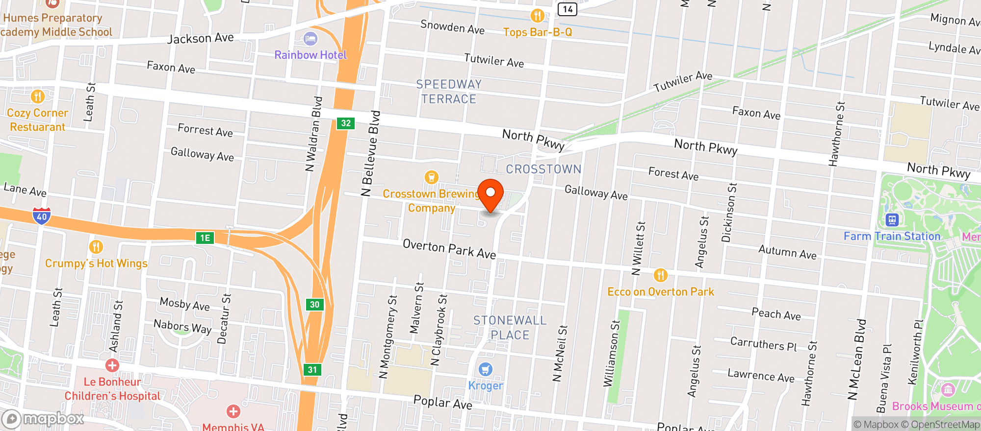 Map showing Flip Side