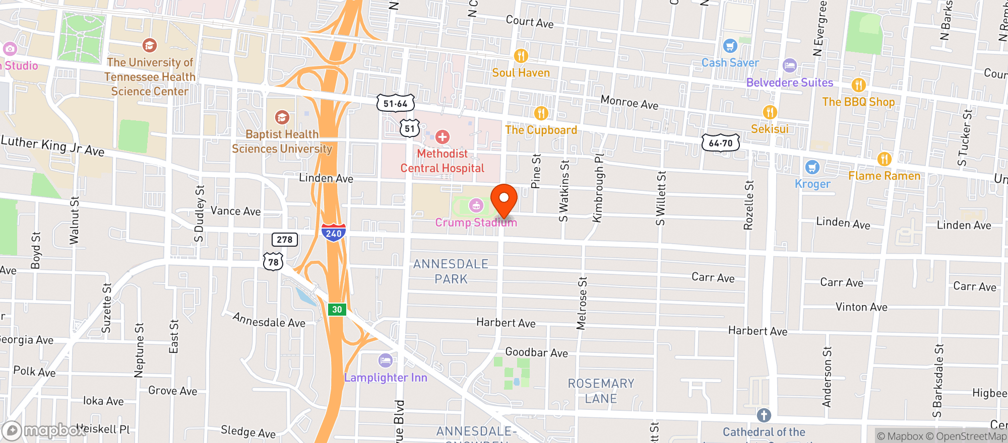 Map showing Louis Connellys Pub
