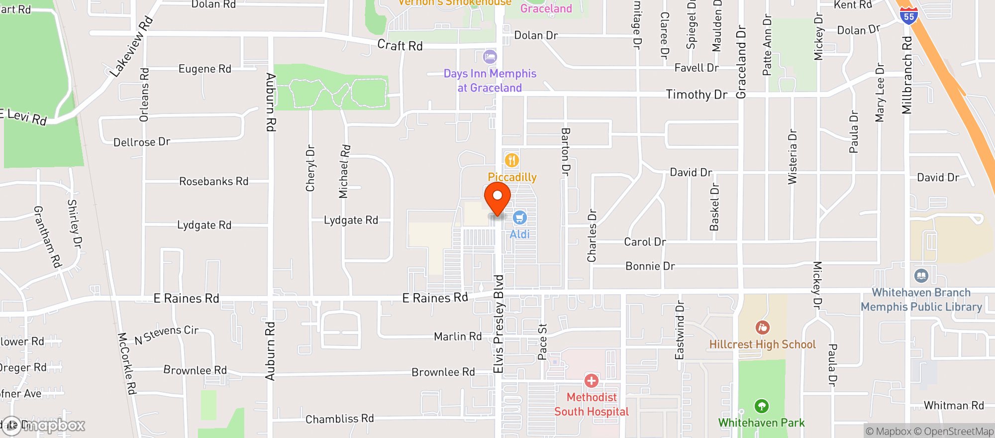 Map showing Cash Saver