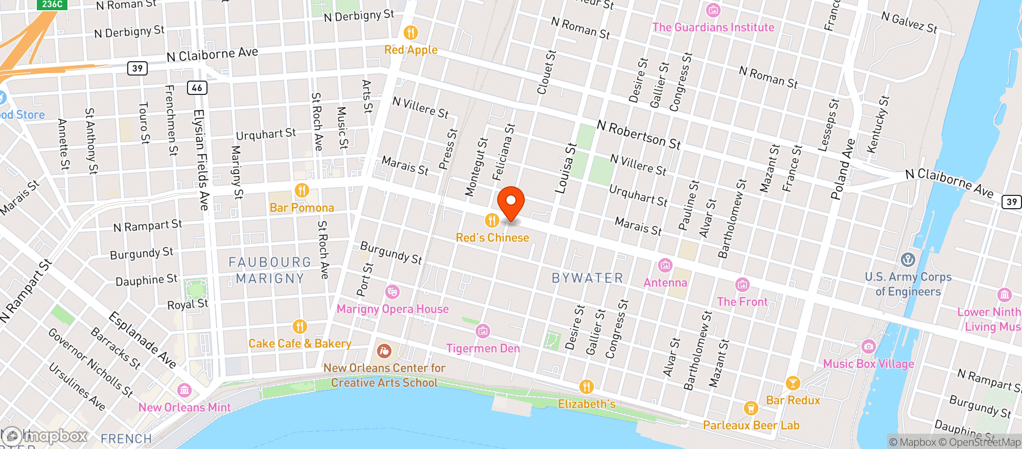 Map showing Nightbloom Bar #0