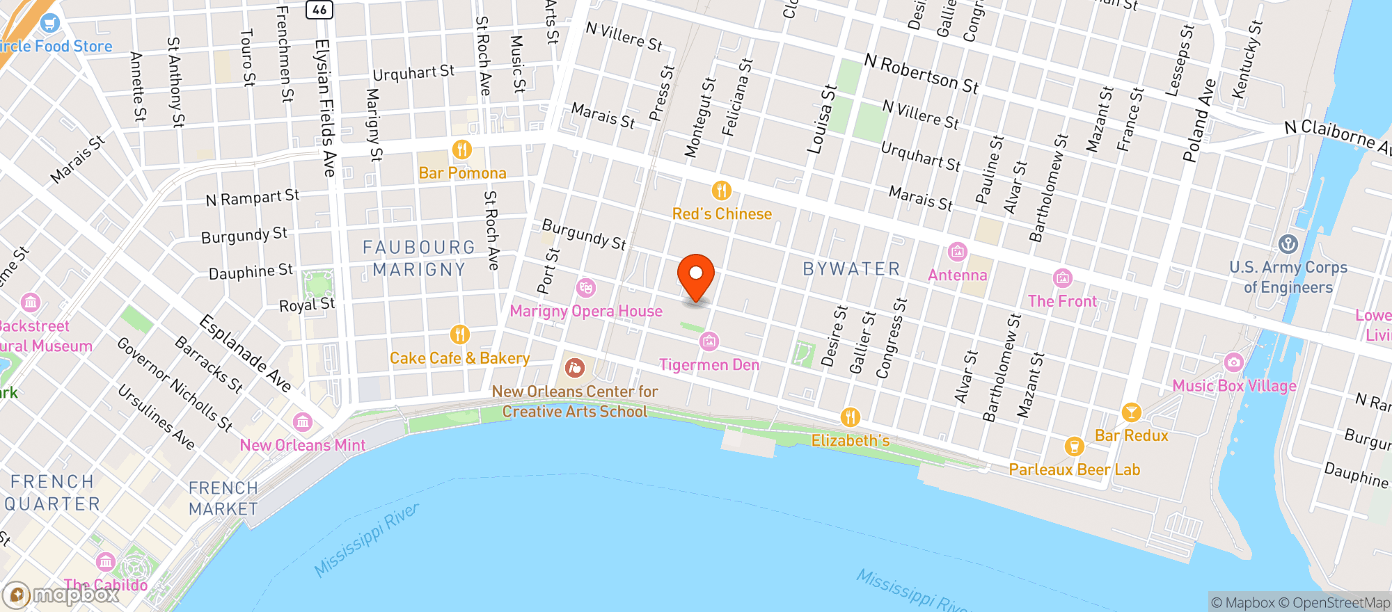 Map showing Acamaya