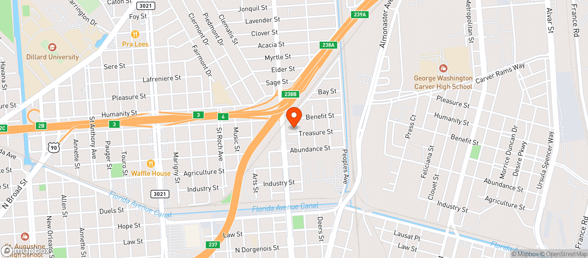 Map showing Uncorked