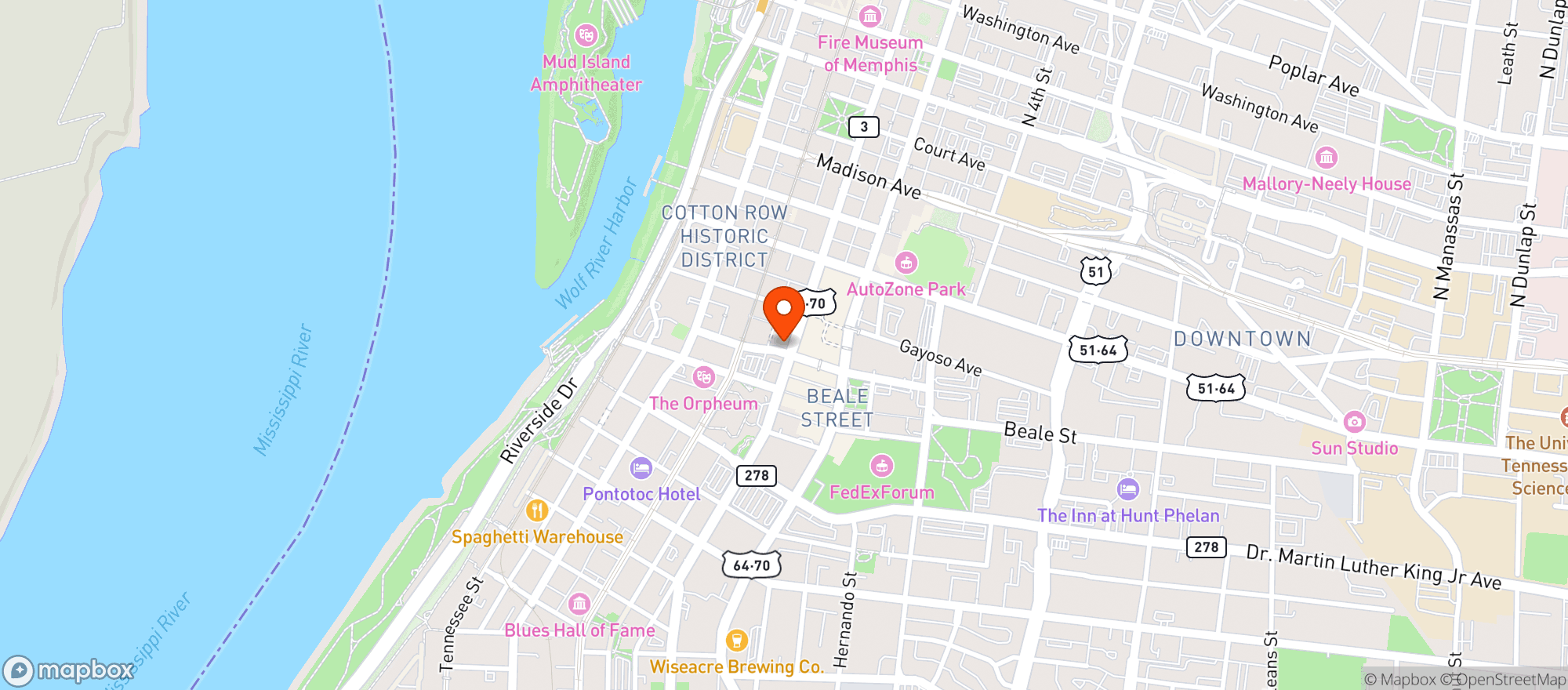 Map showing Flying Saucer Draught Emporium