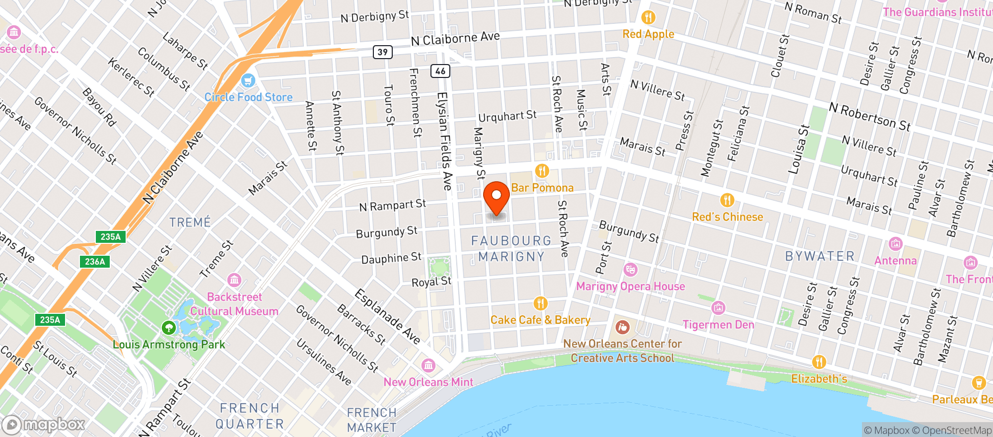 Map showing Peter And Paul Hotel