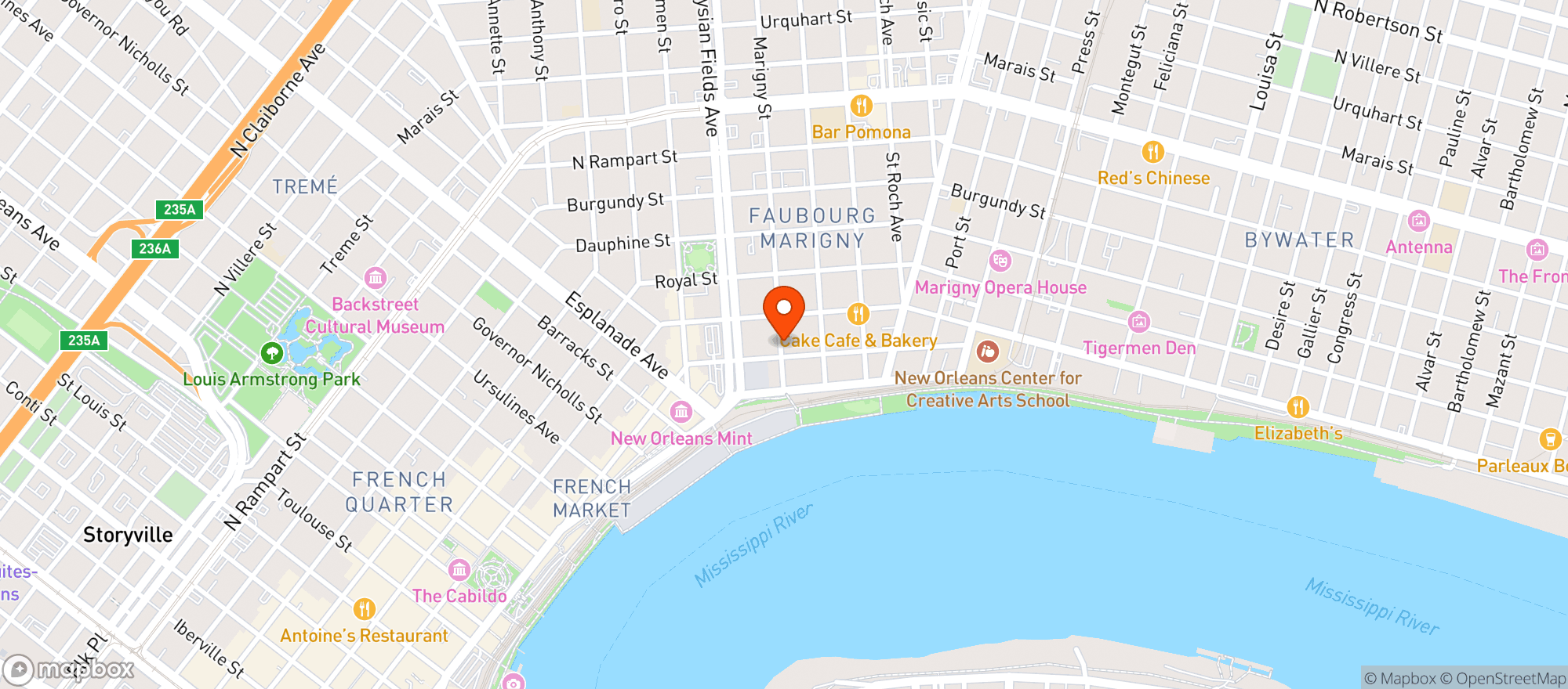 Map showing Paladar 511