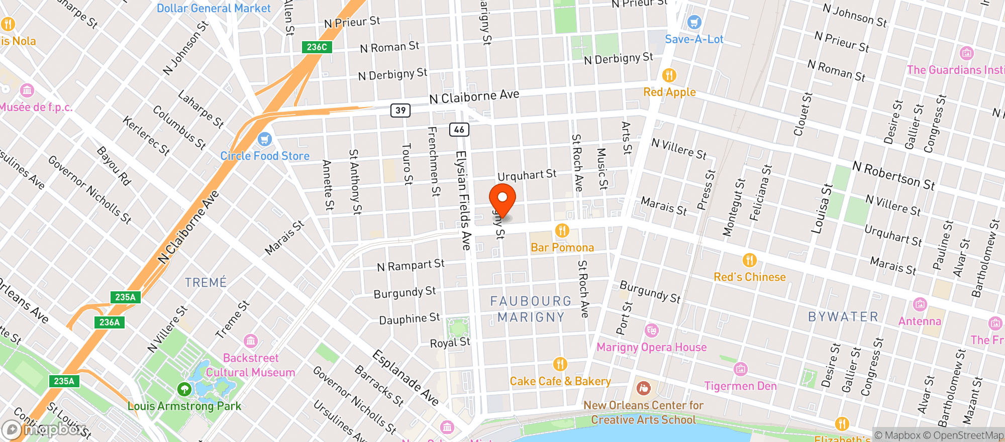 Map showing No Dice