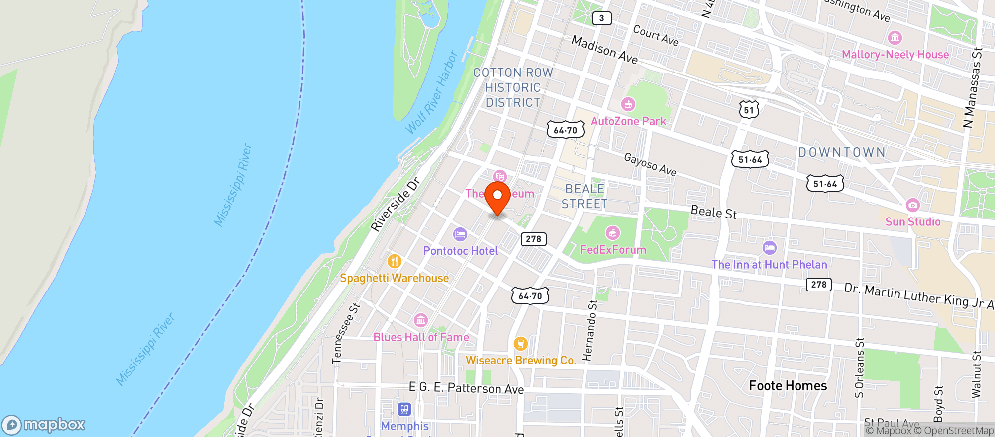 Map showing Catherine and Mary's