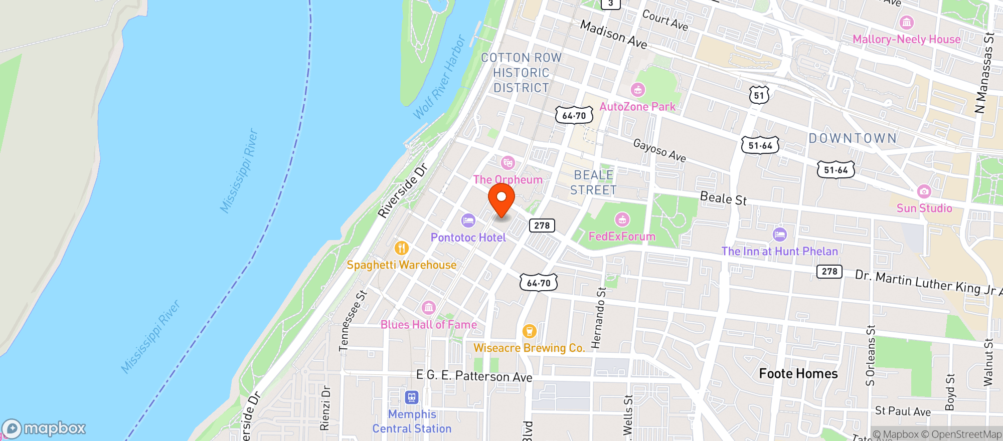 Map showing The Lobbyist