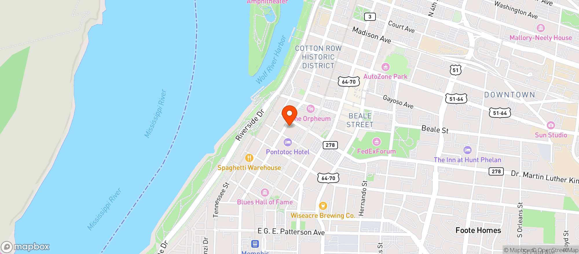 Map showing Bar Ware
