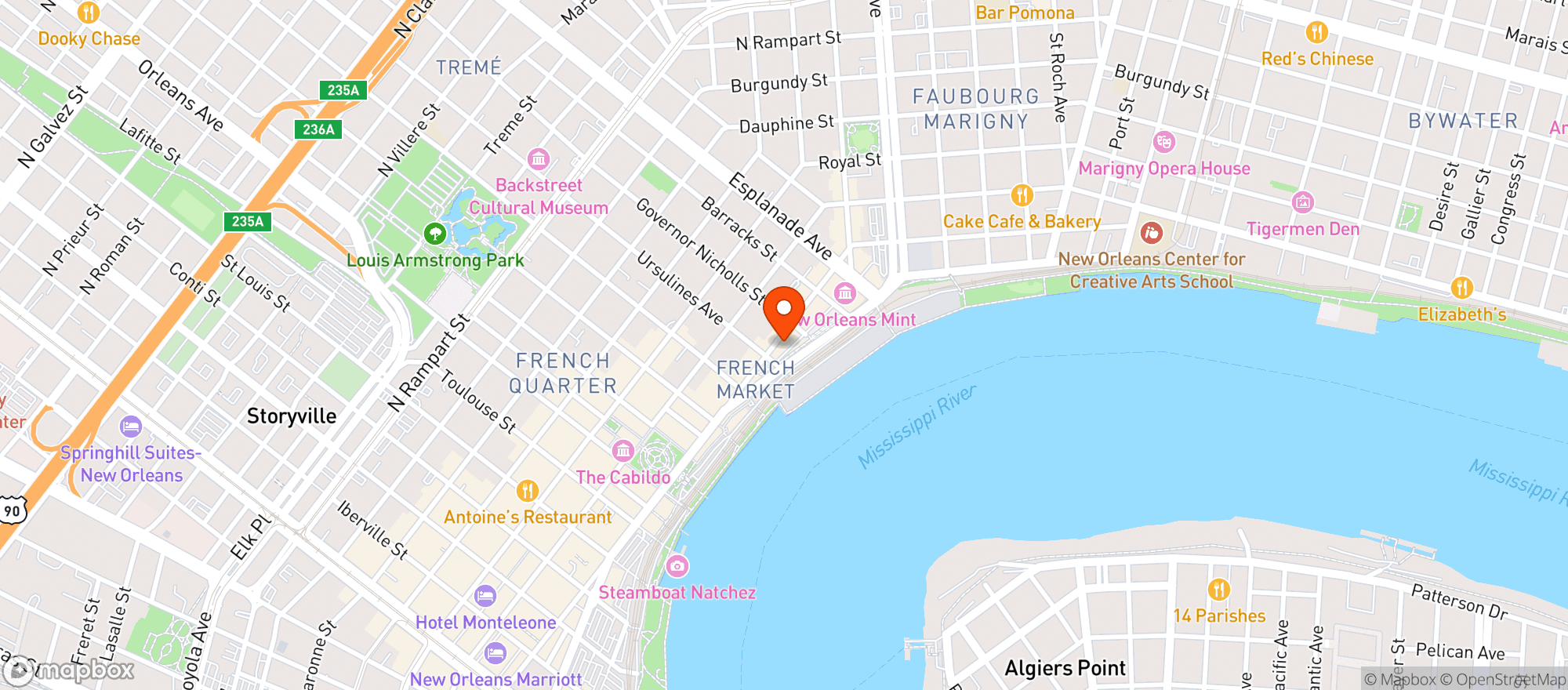 Map showing Le Bouchon